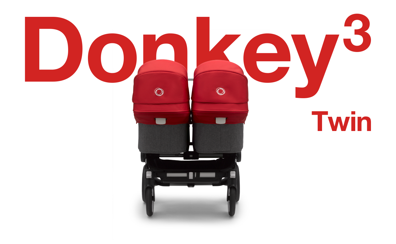 donkey double pram