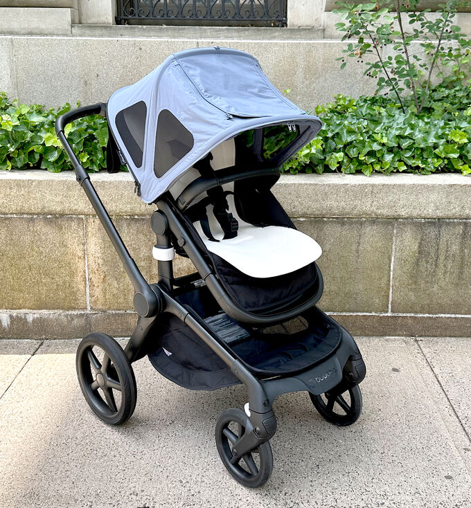 Bugaboo stroller with seat liner