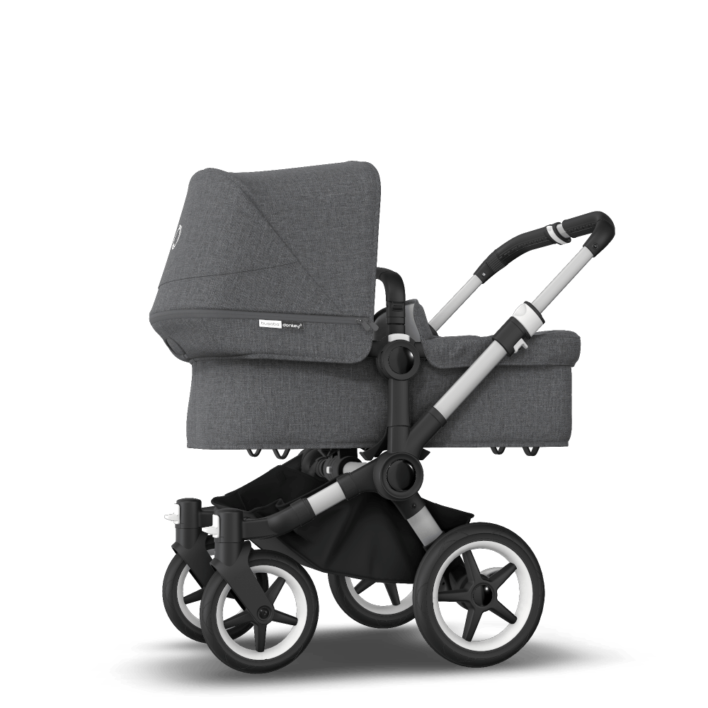 bugaboo donkey sun canopy grey melange