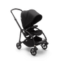 Bugaboo Bee 6 seat stroller black sun canopy, black fabrics, black base - Thumbnail Slide 1 of 5