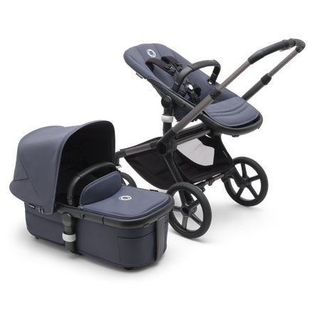 Refurbished Bugaboo Fox 5 complete UK GRAPHITE/STORMY BLUE-STORMY BLUE - view 2