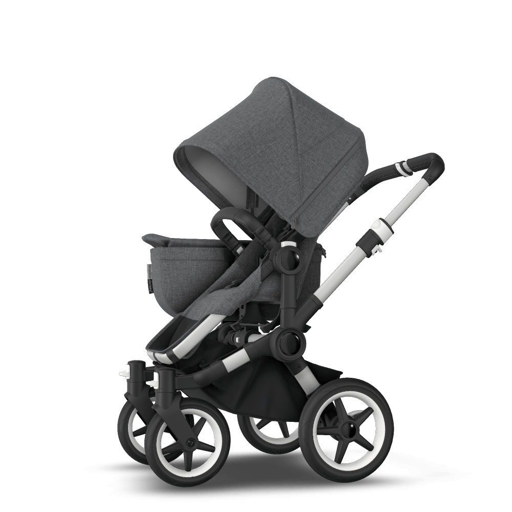 bugaboo donkey sun canopy grey melange