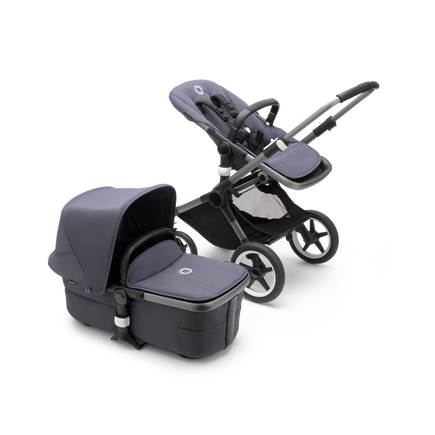 Refurbished Bugaboo Fox 3 complete UK GRAPHITE/STORMY BLUE-STORMY BLUE - view 1