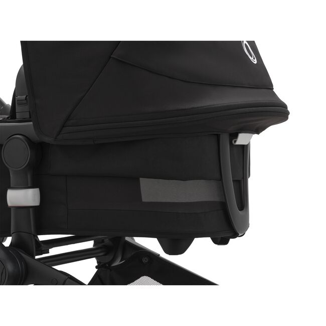 Bugaboo Fox 5 bassinet and seat stroller black base, grey melange fabrics, astro purple sun canopy - Main Image Slide 10 of 14