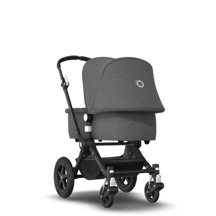 Bugaboo Cameleon 3 Plus seat and bassinet stroller grey melange sun canopy, grey melange fabrics, black base - view 1