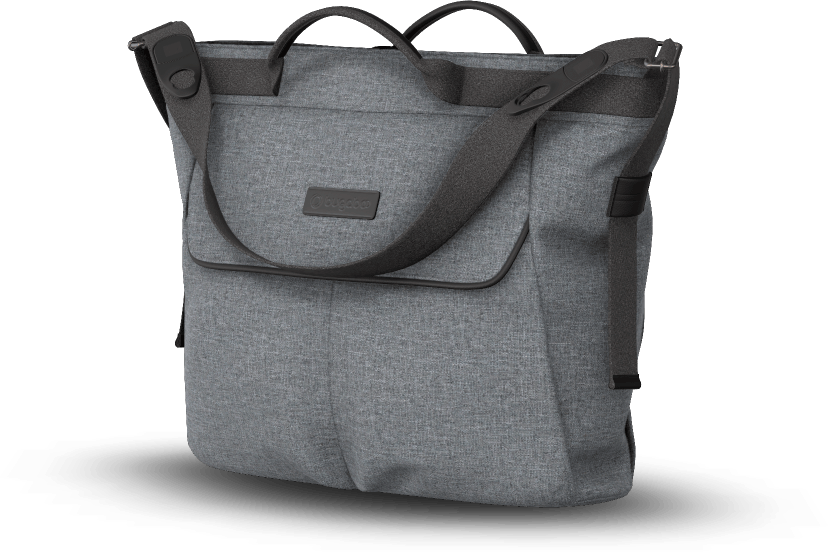 grey melange changing bag