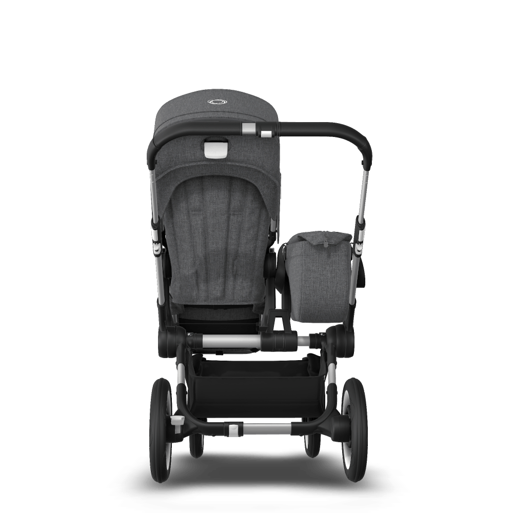 bugaboo donkey sun canopy grey melange